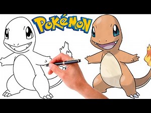 How To Draw CHARMANDER POKEMON EASY! | Generation 1