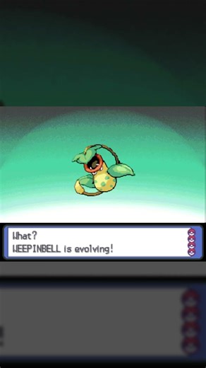 Victreebel Evolution in Pokemon Platinum #Shorts