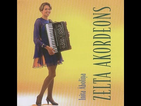 Golden Accordion from Latvia