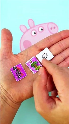What Does Peppa Pig Eat? 🐷 Amazing DIY Game for Kids #fun #play #diy #easy #papercraft #peppapig