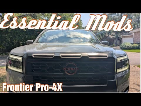 2025 Nissan Frontier PRO-4X | Top 5 Essential Mods