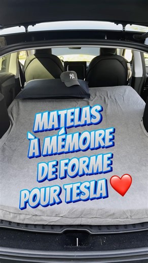 Self-inflating memory foam mattress for #Tesla #Novapads