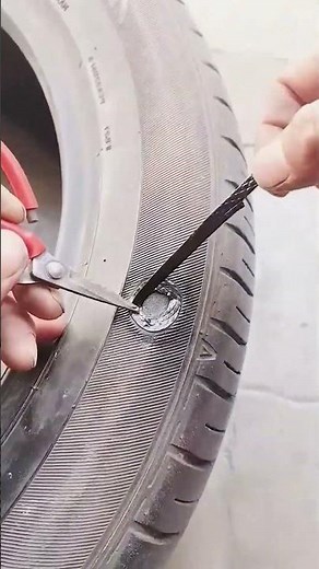 Repair process of dented tires