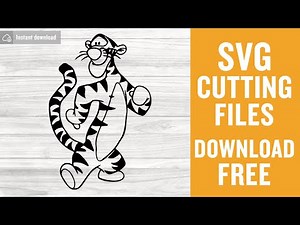 Tigger Svg Free Cut File for Cricut