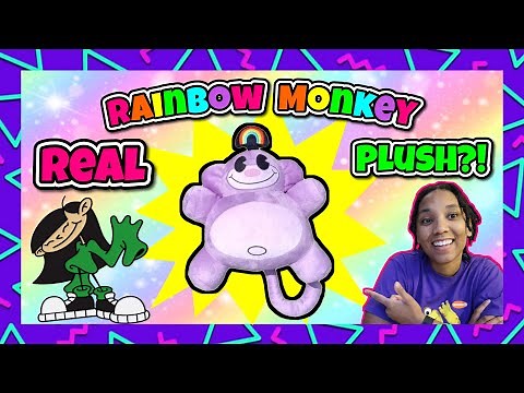 RAINBOW MONKEY'S ARE REAL? Codename Kids Next Door Rainbow Monkey Plush Unboxing & Review Number 3