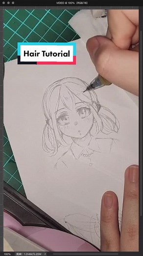 Anime Hair Drawing Tutorial for Girls and Boys