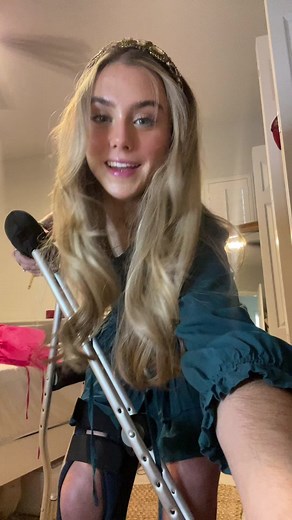 Creative Outfit Ideas with Crutches and Knee Brace