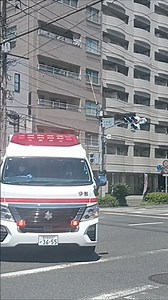 【緊急走行】モーターサイレン吹鳴！鹿児島市消防局伊敷救急隊