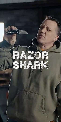 Back in Stock! The Razor-Shark in black.