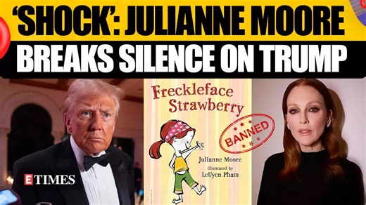 Trump Gets 'Great Shock' Slam From Julianne Moore; Pentagon-Run Schools Ban Book On 'Unity'?