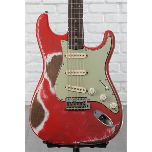 Fender Custom Shop 1960 Stratocaster Relic Masterbuilt by Greg Fessler - Aged Fiesta Red