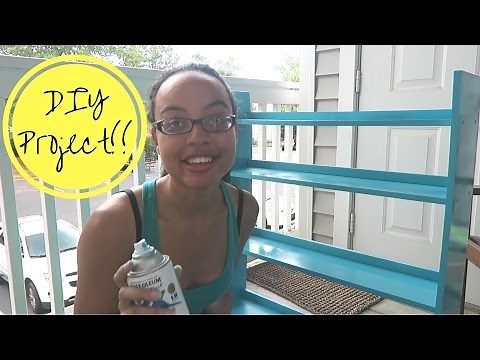 Repainting Laminate Bookshelf | DIY Project