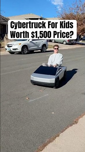 Is the Tesla Cybertruck For Kids Worth $1,500?! 😳💵