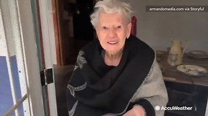 27K views · 325 reactions | This 96-year-old woman recently moved to Washington, DC from Miami and was overjoyed in seeing snow for the first time in what she says is a "long, long time." | AccuWeather | Facebook