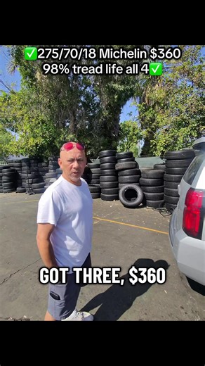 Michelin Tires: 275/70/18 Deal - 98% Tread!