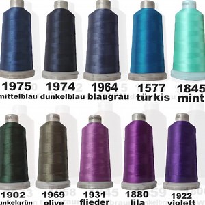 Embroidery Thread 1 Roll Machine Thin Fine Size 60 MADEIRA 1500 M in 55 Colors - Etsy