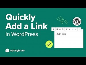 How To Quickly Add A Link In WordPress