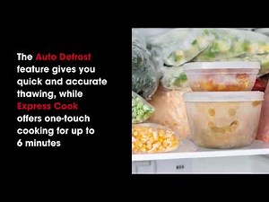 SHARP SMC1162KSC Carousel® Countertop Microwave Oven Key Features