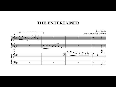 Scott Joplin - The Entertainer - 2 Pianos