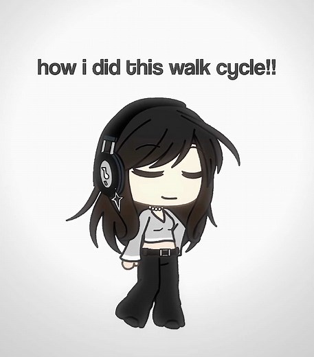 Gacha Walk Cycle Tutorial with Keyframe Adjustments