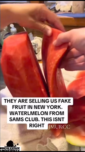 67K views · 503 reactions | If everybody focus on growing at least 1 different thing in yo family/circle you will always have groceries available We can trade food, products, services, etc WE HAVE TO REMEMBER, THEY NEED US MORE THAN WE NEED THEM WE JUST GOTTA STICK TOGETHER AGAIN #watermelon #fruits #fake #food #usa #uk #canada #products #healthyliving | Pure Essence Wellness | Facebook