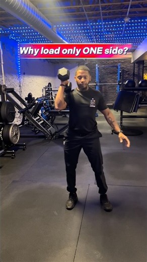 Why Hold the Dumbbell on ONE Side? | Squat Variation