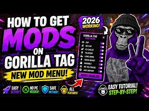 How to Get Mods on Gorilla Tag 2026 🔥 NEW Gorilla Tag Mod Menu Tutorial NO PC