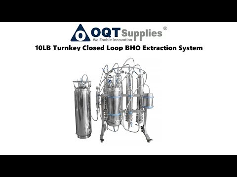 10LB Turnkey Closed Loop BHO Extraction System