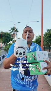 Camara de Seguridad Video Vigilancia CCTV. 4 Camaras Domo PTZ de seguridad Para exterior, Una visión amplia. Está camas son una exelente opción para protección inmediata. Son camaras de conexión Wifi 🛜 1080 Real Full Color Visión Nocturna. Audio Doble Vía Entrada Memoria SD Luz de persuasión Sonido alarma Detector de movimiento. Detección Humana . Transmisión en vivo. Aplicación para gestionar video y monitorear. #cctv #camarasdeseguridad #ezviz #hikvision #seguridad | Seguriproca Valencia