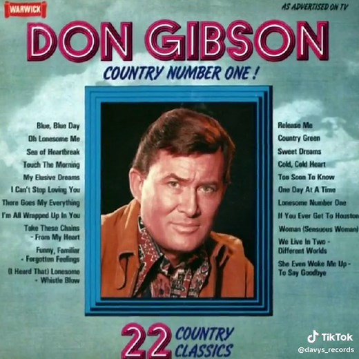 Exploring Don Gibson's Iconic Country Music Album Covers