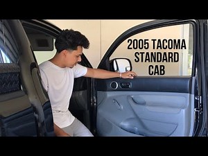 How to Remove Door Panel | 2005 Toyota Tacoma Standard Cab + Speaker Installation