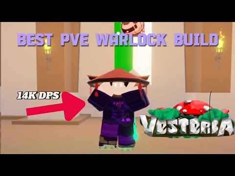 Best Warlock Build for PVP in Vesteria! (14k dps!)