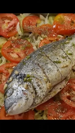 Baked sea bream #recipe #cooking #goodfood