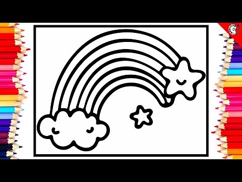 Rainbow Little Star Coloring Pages | Magical & Fun Art for Kids!