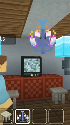 House tour with swimming pool Block Craft 3d #shorts #blockcraft3d #gaming