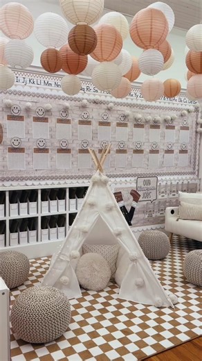 The Cozy Collection is your home away from home! It is so soft and #dreamy, creating a calming #classroom environment for everyone to enjoy! #neutralaesthetic #neutralclassroom #bohoclassroom #cozyclassroom #calmingclassroom #aesthetic #teachersoftiktok #teacherlife #teachers #classroomdecor #classroompinspirations #classroomideas