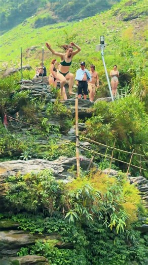 Playing waterfall #travel #waterfall