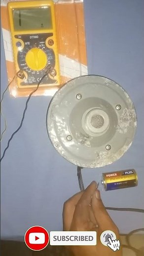 How to Check Speaker Unit Working or Not | Speaker Check by Dry Cell