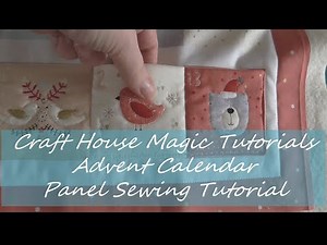 Advent Calendar Panel Sewing tutorial