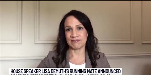 House Speaker Lisa Demuth announces her running mate for her Minnesota gubernatorial campaign