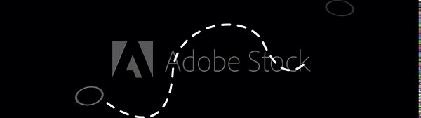 Technical GPS map animation with dynamic markers, tracking lines, and a sleek black background highlighting two location point navigation overlay geo.