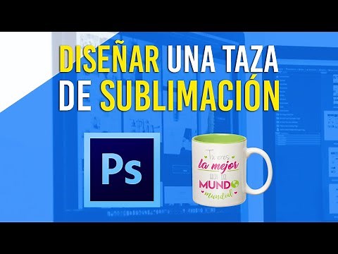 How to Design a Sublimation Mug with Photoshop - EASY