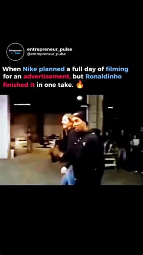 Business | Motivation | Quotes | About 14 years ago, Ronaldinho reminded the world what real mastery looks like. Nike expected a long, exhausting shoot. The concept... | Instagram