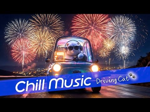 Chill Lo-Fi for City Night Drive🐱1 Hour Background Music⭐️