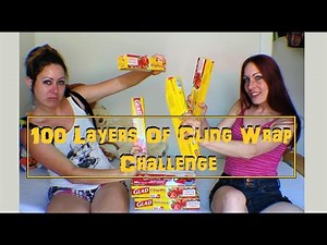 100 Layers Of Cling Wrap Challenge, 100 LAYERS OF SERAN WRAP, Too Funny!