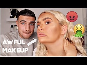 I DID MY MAKEUP BADLY TO SEE HOW MY BOYFRIEND WOULD REACT....