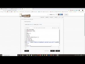 CodeChef - Beginner's problems in C++ : Servant(FLOW008)