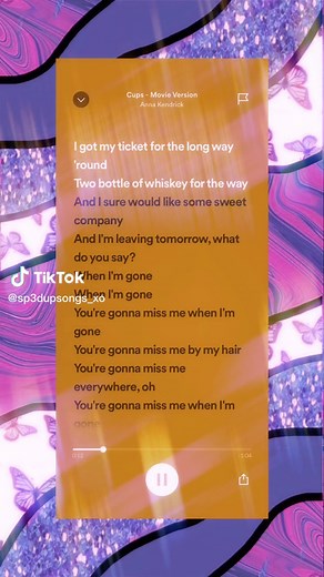 Anna Kendrick 'When I'm Gone' Lyrics (Pitch Perfect Cup Song)