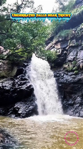 Koraiyar Falls Adventure 🔥 Hidden Waterfall Near Trichy! #travel #shorts