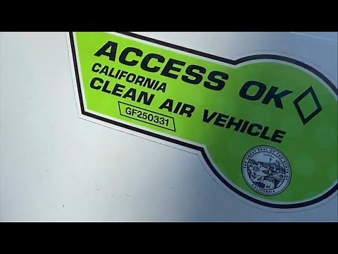 CA's clean air vehicle decals likely expiring in 2025: Here's what to know